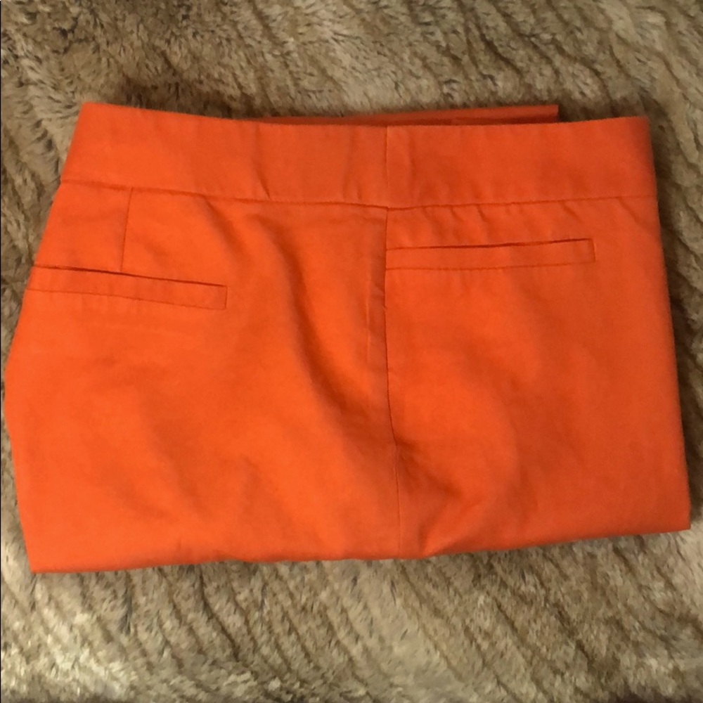 Orange ankle pant